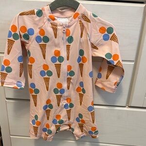 Hanna Andersson Ice Cream 6-12 swim suit